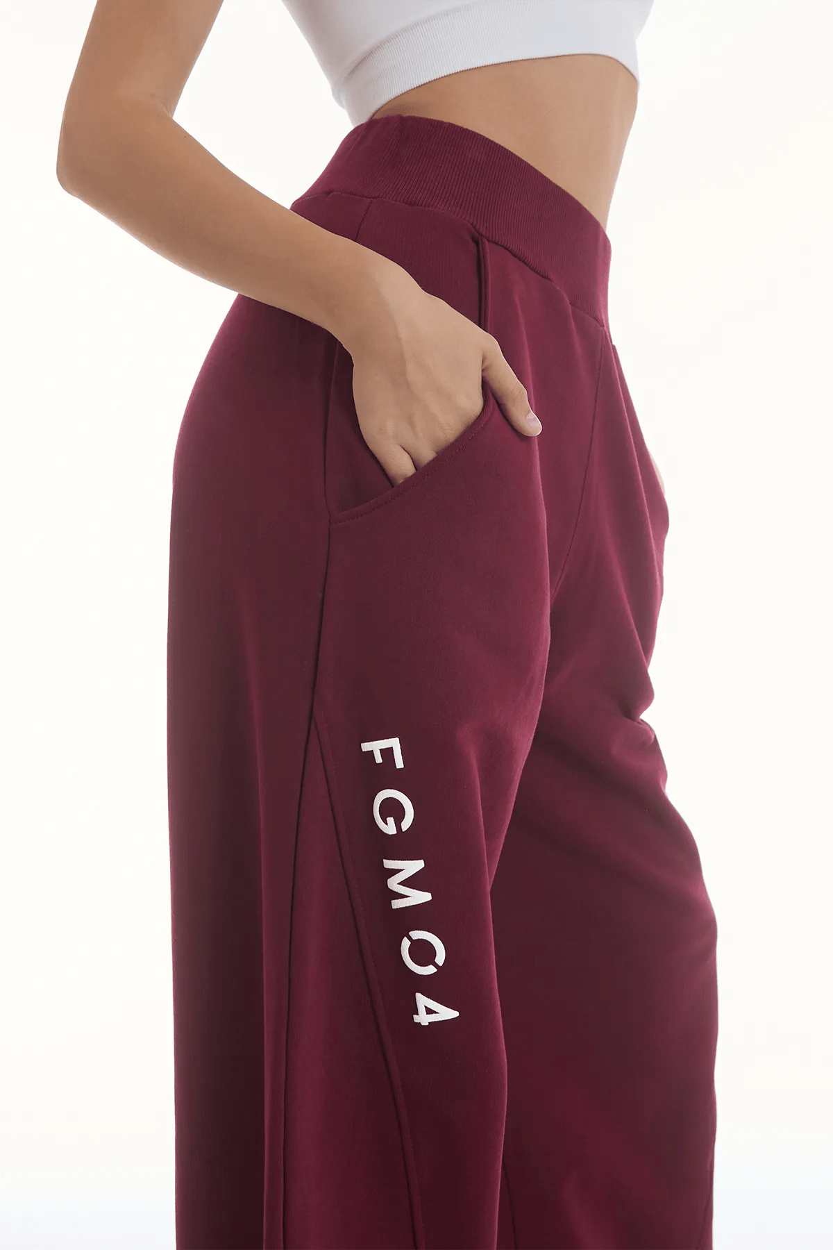 Pantalone Baggy Ikonic FW 25 Prugna - FGM04 - Linea Ikonic - fgm04