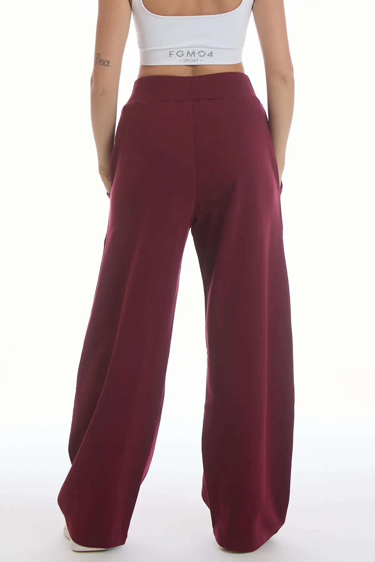 Pantalone Baggy Ikonic FW 25 Prugna - FGM04 - Linea Ikonic - fgm04