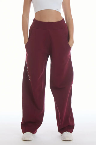 Pantalone Baggy Ikonic FW 25 Prugna - FGM04 - Linea Ikonic - fgm04