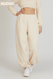 Women's Oversized Jogger Pants Jasmine Butter