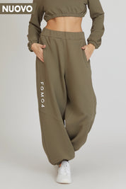 Jasmine Women's Oversized Jogger Pants Sage Green