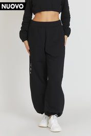 Jasmine Women's Oversized Jogger Pants Black