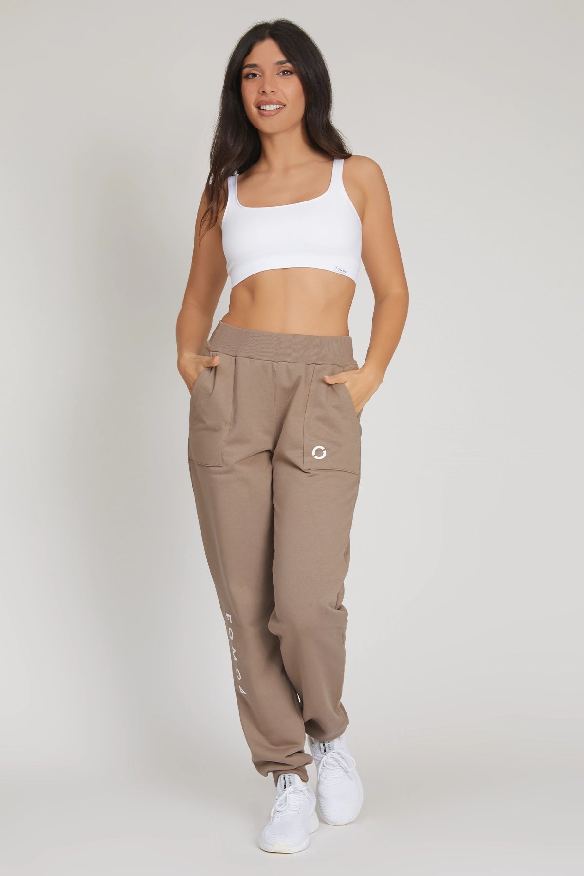 Jogger Slim Ikonic FW 24/25 Nocciola Taupe