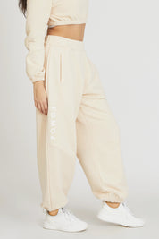 Women's Oversized Jogger Pants Jasmine Butter