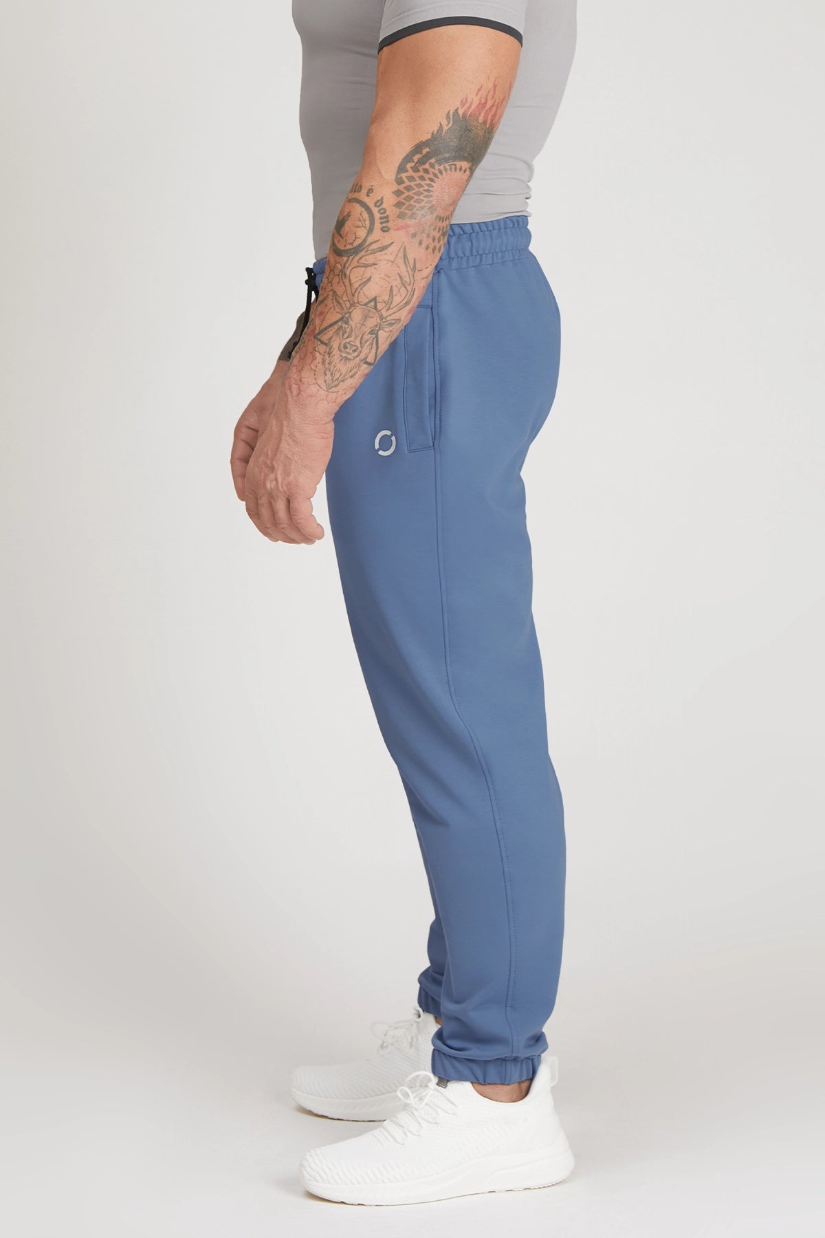 Pantaloni della tuta sportivi in cotone elasticizzato leggero Pantalone Sportivo Noah Avio Uomo - FGM04 - Linea Ikonic Uomo - fgm04