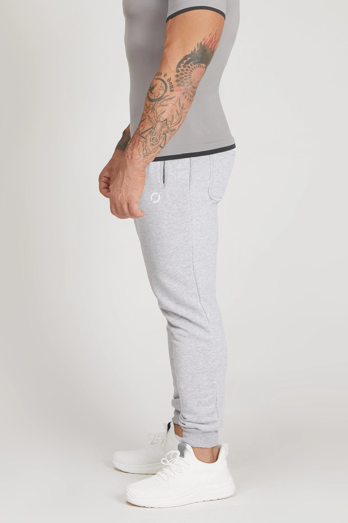 Hip hop Joggers 2.0 Ikonic Uomo FW 24/25 Grigio Melange - FGM04 - Linea Ikonic Uomo - fgm04