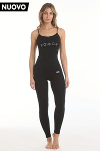 Pigiama Lungo Fgm04 / Canotta + Pantalone Nero