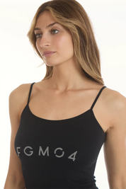 Pigiama Lungo Fgm04 / Canotta + Pantalone Nero