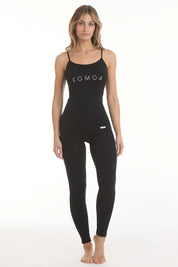 Pigiama Lungo Fgm04 / Canotta + Pantalone Nero