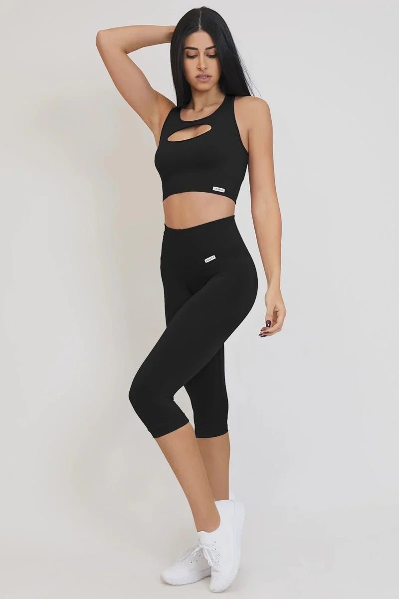 Pinocchietto All-Up Nero - FGM04 - LEGGINGS ANTICELLULITE - fgm04