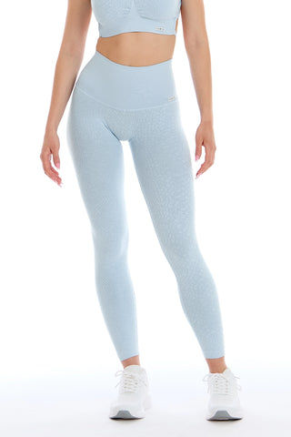 Leggings Jungle Pitone Azzurro Zen - FGM04 - LEGGINGS ANTICELLULITE - fgm04