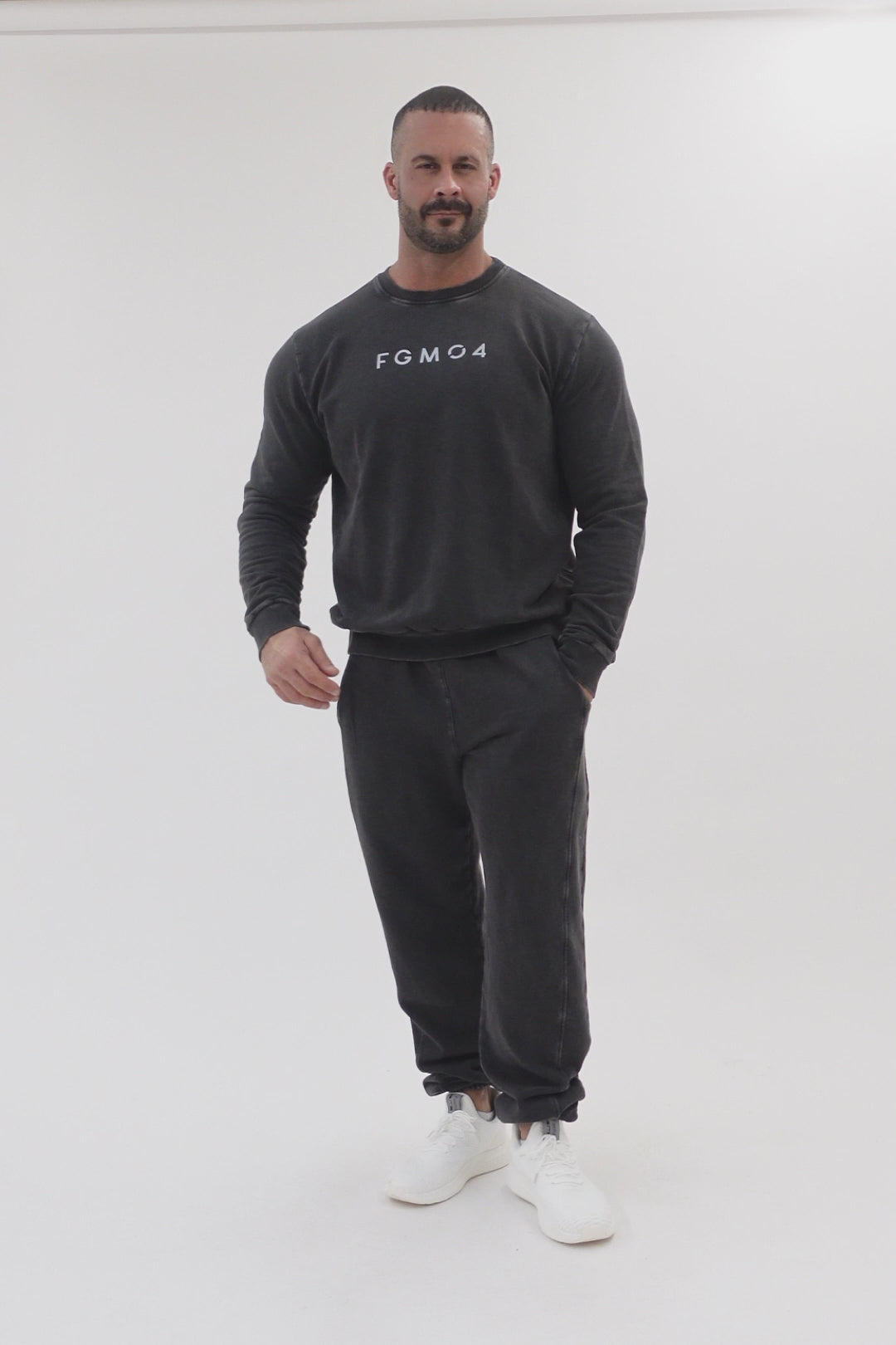 Pantalón jogger gris pizarra para hombre