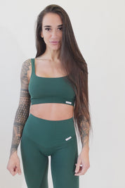 Leggings Push up Gym Fashion Verde Pino - FGM04