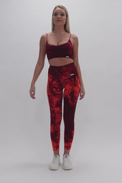 Leggings Maltinto Rosso Inferno - FGM04