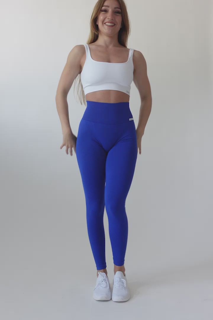 Leggings Shape-Up Fgm04 2.0 Blu Elettrico Pancia Piatta