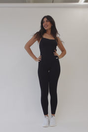 Jumpsuit Lunga Teti Bretelline Nero