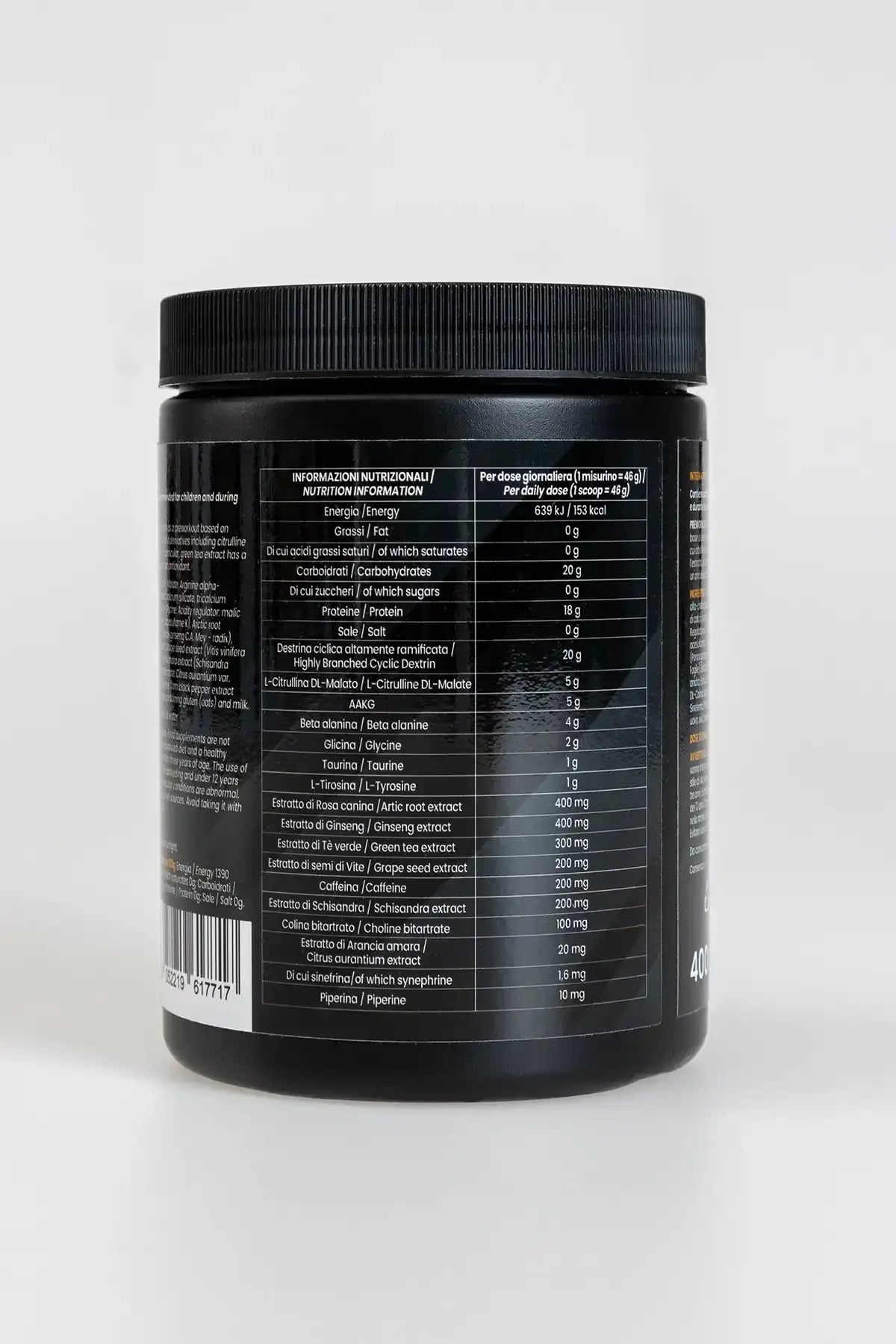 01 PREWORKOUT 400 g - FGM04 - INTEGRATORI - fgm04
