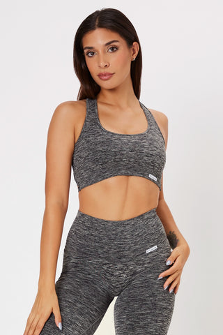 Top sportivo con spalline larghe incrociato schiena scoperta Pulsar Nero - FGM04 - Maglie e Top - fgm04