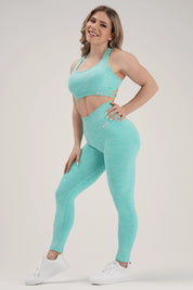 Leggings Pulsar Azzurro Tiffany - FGM04