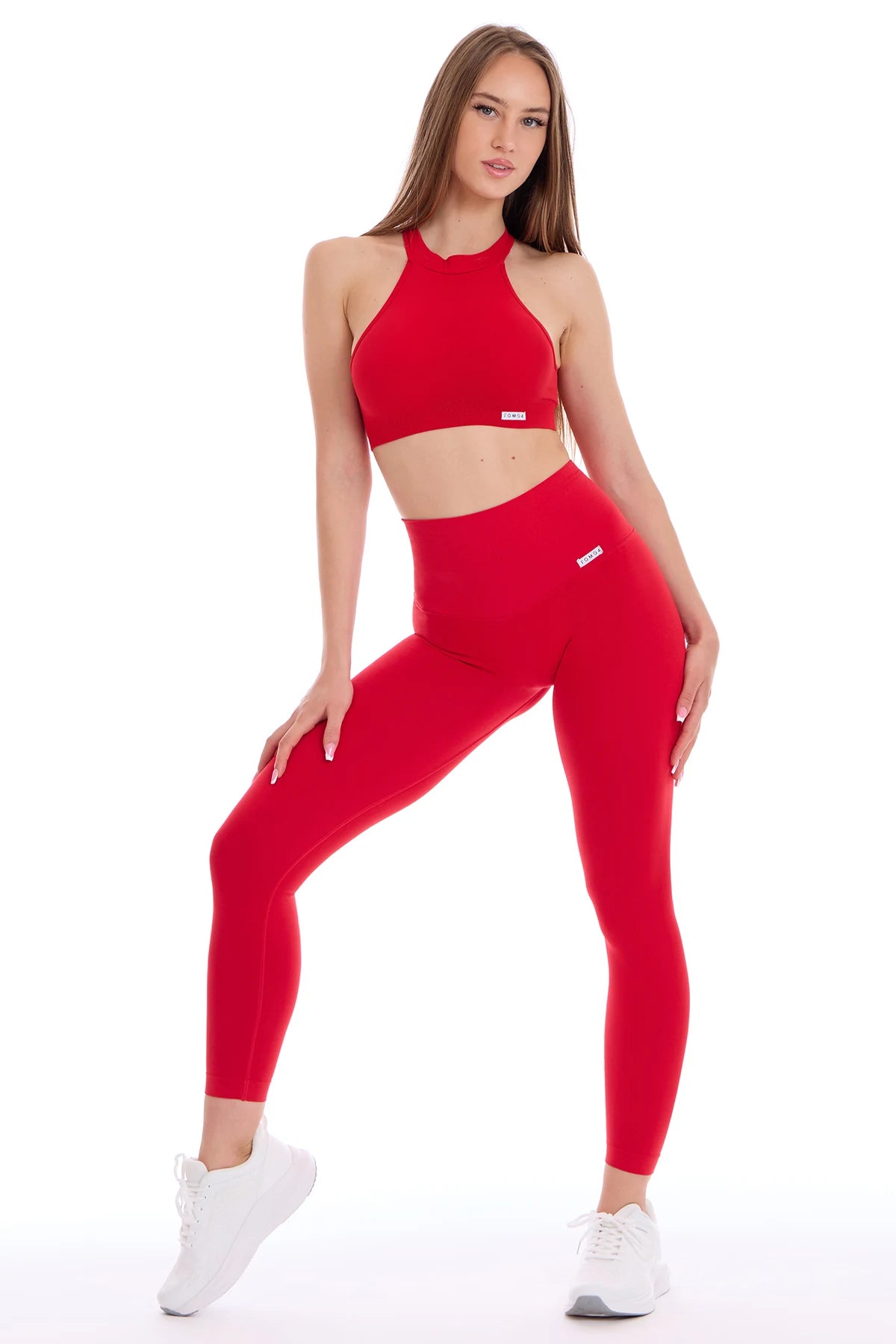 Leggings Push Up All-Up Rosso Lampone - FGM04 - LEGGINGS ANTICELLULITE - fgm04