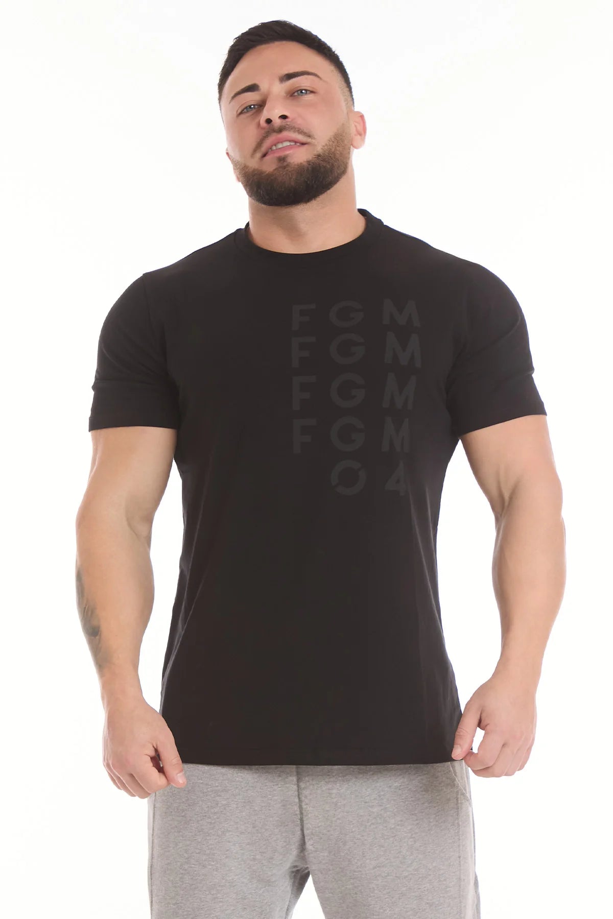T-Shirt Shadow Fgm04 Uomo Nero - FGM04 - Linea Ikonic Uomo - fgm04