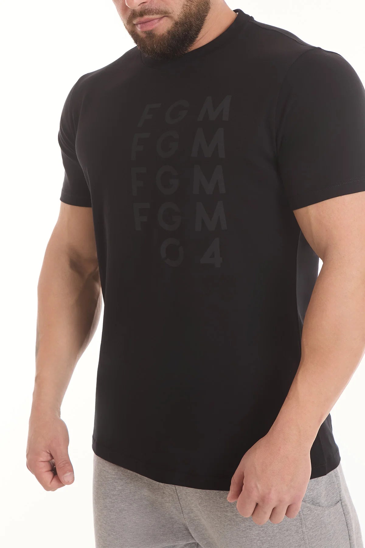 T-Shirt Shadow Fgm04 Uomo Nero - FGM04 - Linea Ikonic Uomo - fgm04