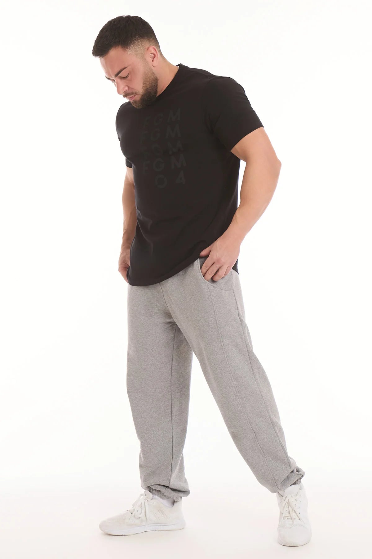 T-Shirt Shadow Fgm04 Uomo Nero - FGM04 - Linea Ikonic Uomo - fgm04