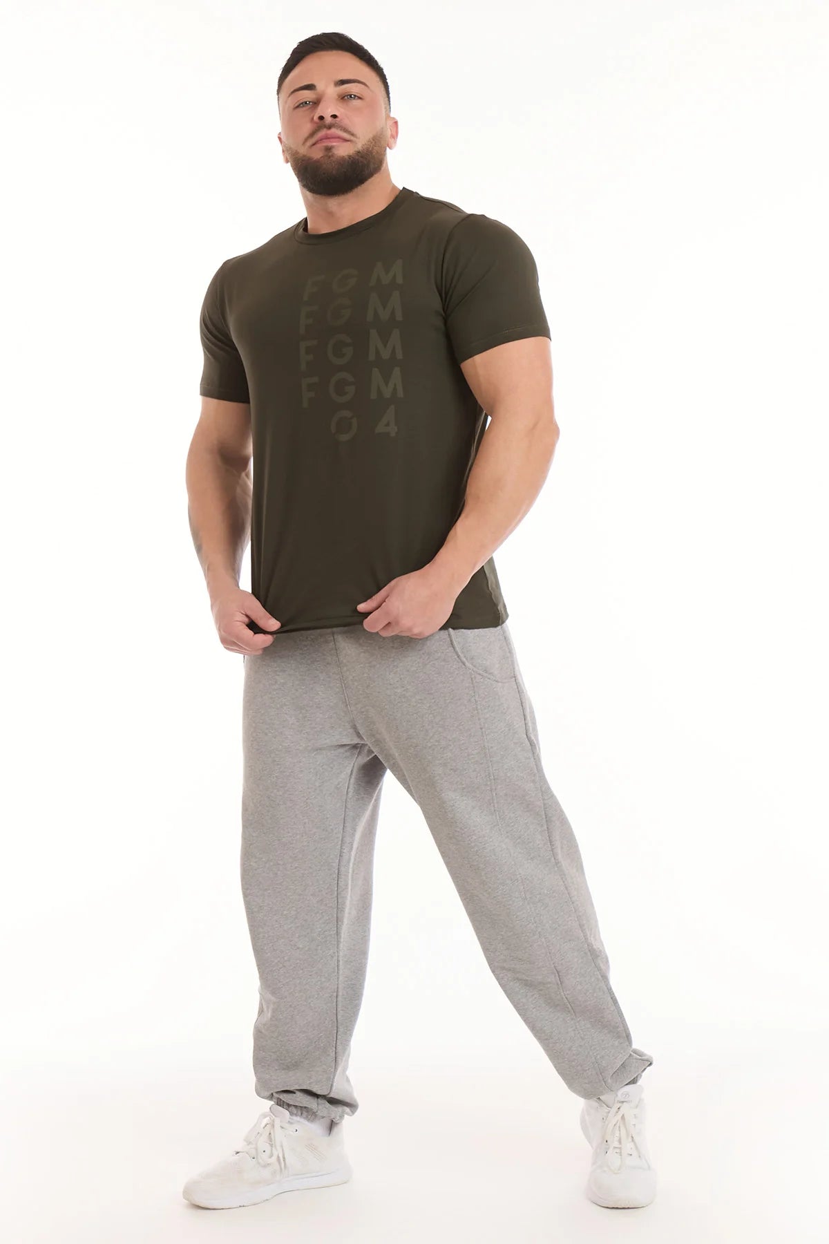 T-Shirt Shadow Fgm04 Uomo Verde Militare - FGM04 - Linea Ikonic Uomo - fgm04