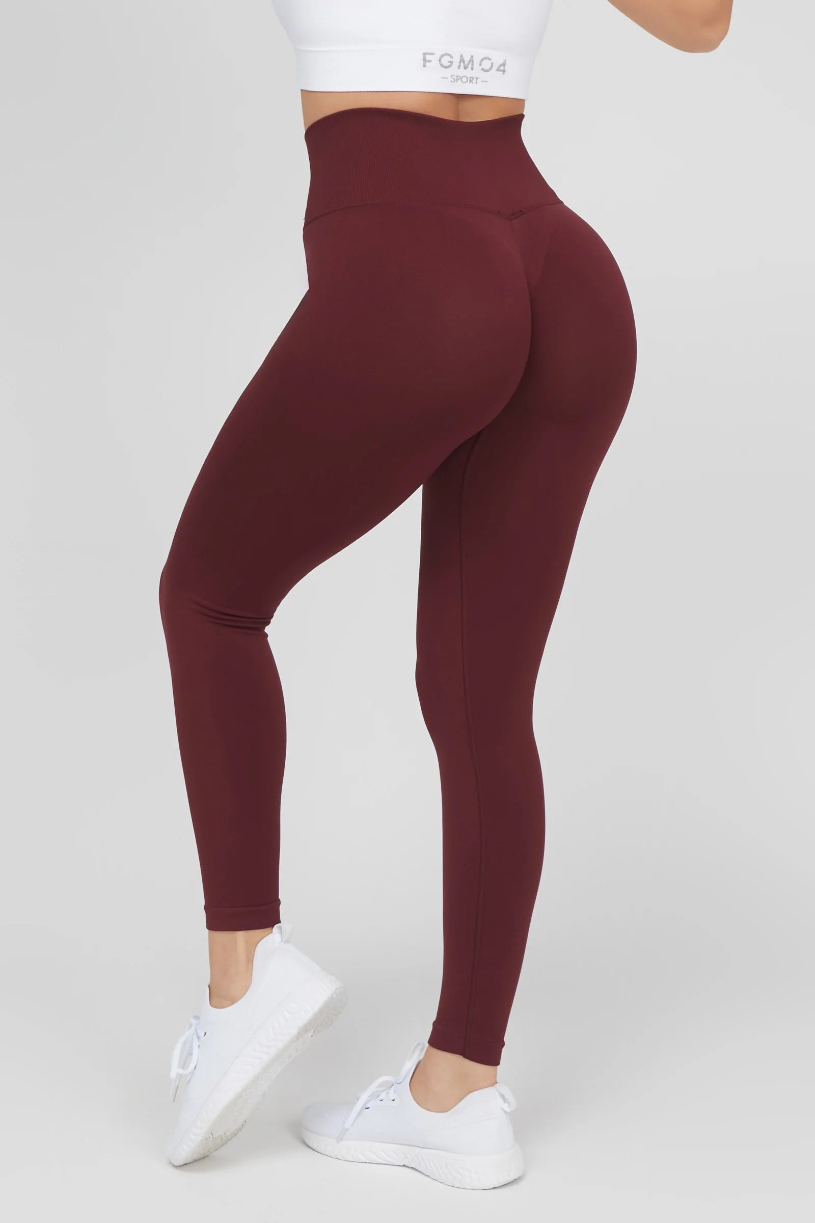 Leggings Shape - Up Fgm04 2.0 Bordeaux Pancia Piatta - FGM04 - LEGGINGS ANTICELLULITE - fgm04