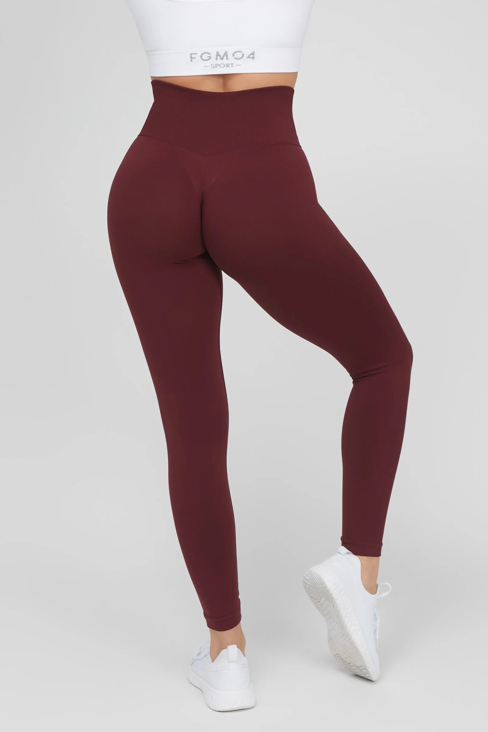 Leggings Shape - Up Fgm04 2.0 Bordeaux Pancia Piatta - FGM04 - LEGGINGS ANTICELLULITE - fgm04