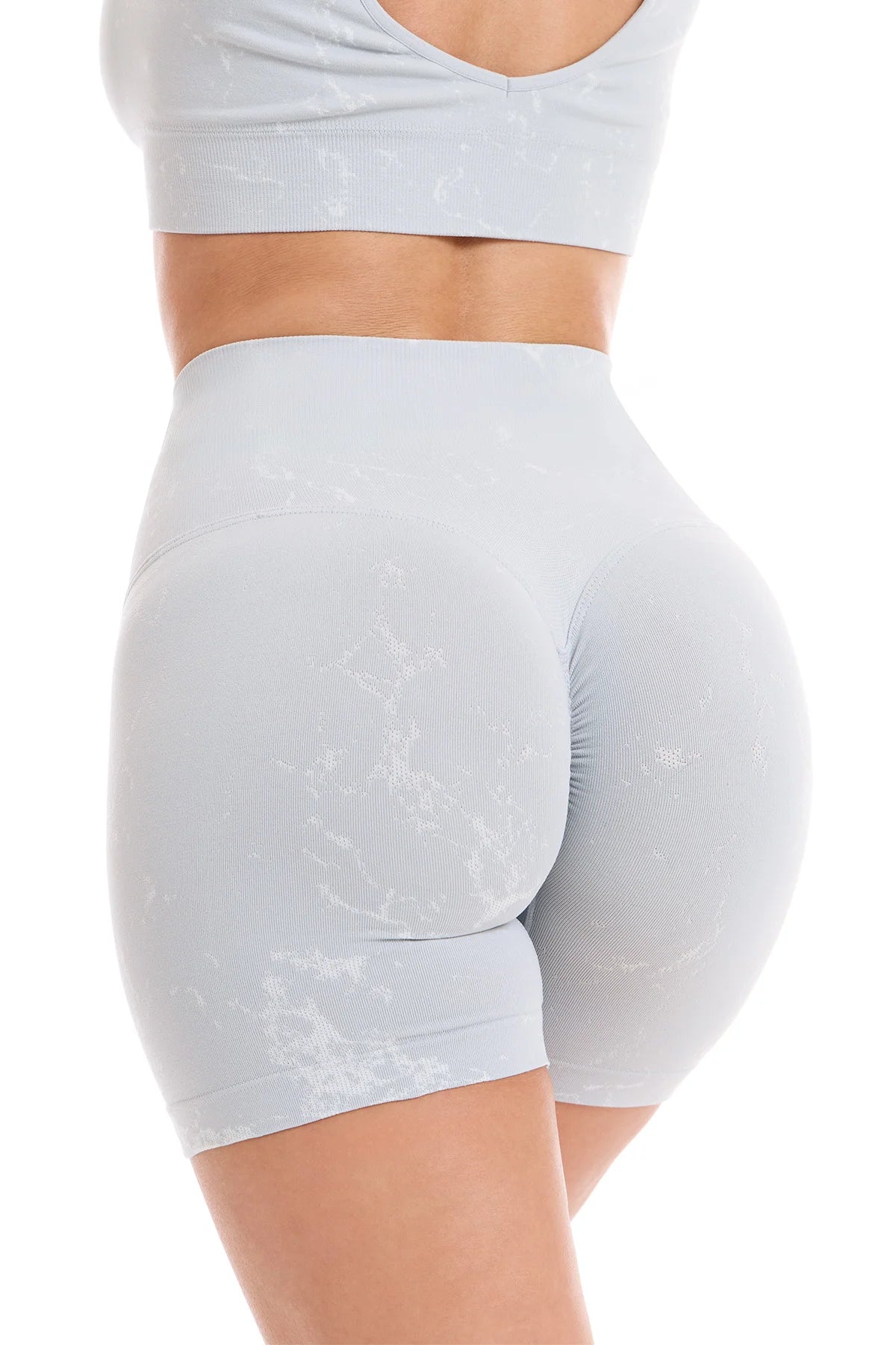 Shorts Push-Up Mármol Gris Perla