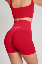 Shorts CALIPSO Rosso Lampone Costine - FGM04