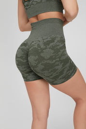 Shorts Mimetico Verde Militare Ecofir - FGM04