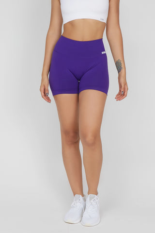 Shorts sportivi con tecnologia FIR push up senza arricciatura Shape - Up 2.0 Viola Pancia Piatta - FGM04 - LEGGINGS ANTICELLULITE - fgm04