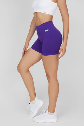 Shorts sportivi con tecnologia FIR push up senza arricciatura Shape - Up 2.0 Viola Pancia Piatta - FGM04 - LEGGINGS ANTICELLULITE - fgm04