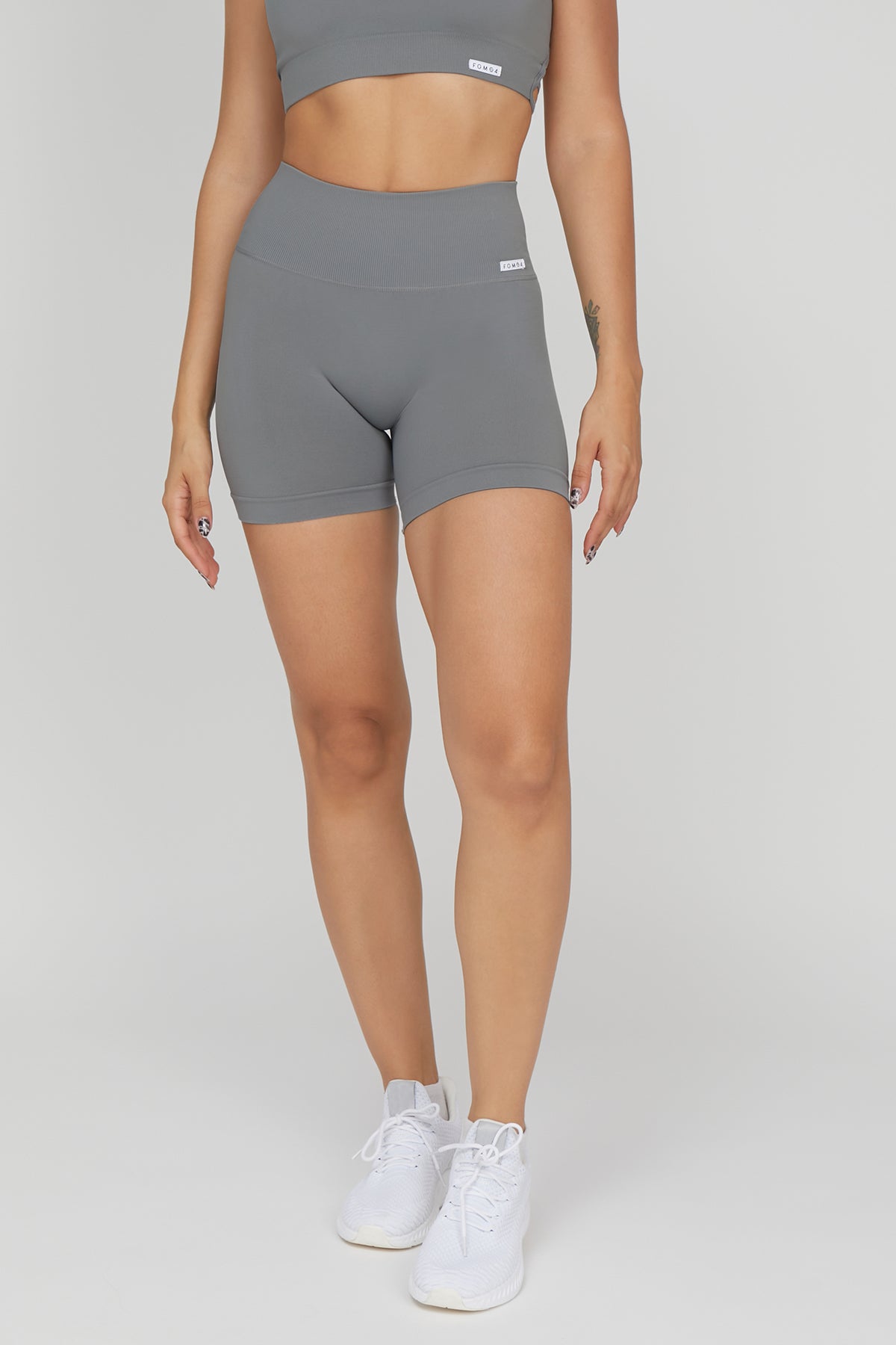 Shorts Shape-Up 2.0 Grigio Monument Pancia Piatta - FGM04