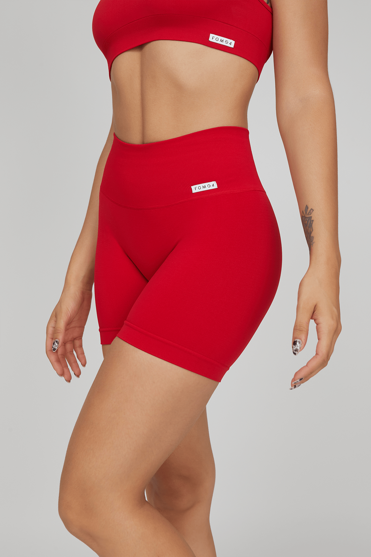Shorts Shape - Up 2.0 Rosso Lampone Pancia Piatta - FGM04 - LEGGINGS ANTICELLULITE - fgm04