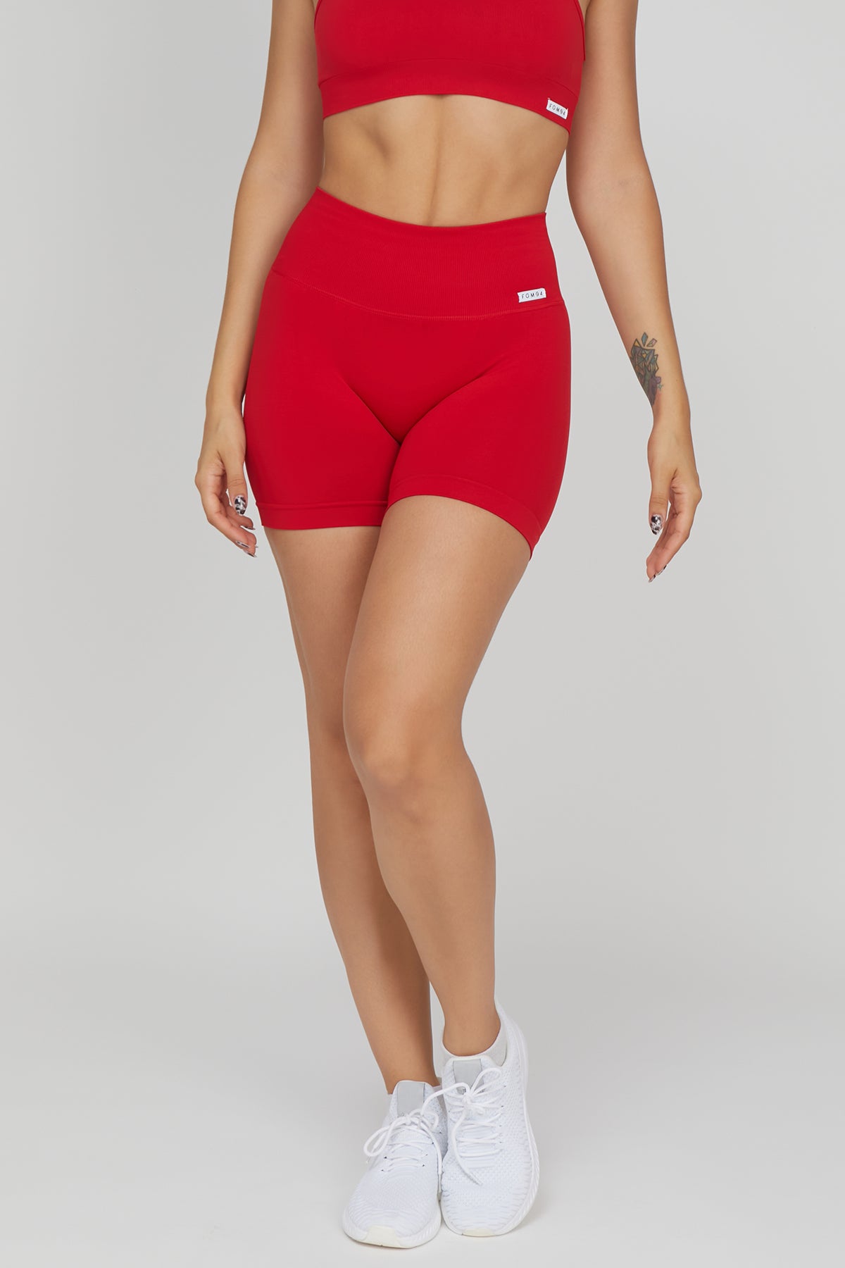 Shorts Shape - Up 2.0 Rosso Lampone Pancia Piatta - FGM04 - LEGGINGS ANTICELLULITE - fgm04