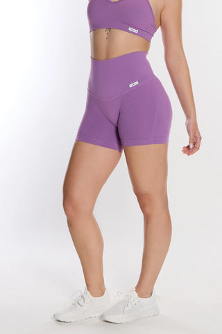 Shorts Calipso Violetto Costine - FGM04 - LEGGINGS ANTICELLULITE - fgm04