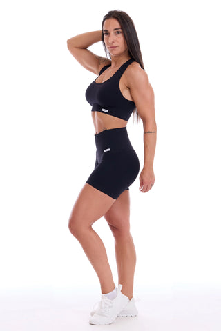 Completo Onyx Nero (Top + Shorts)