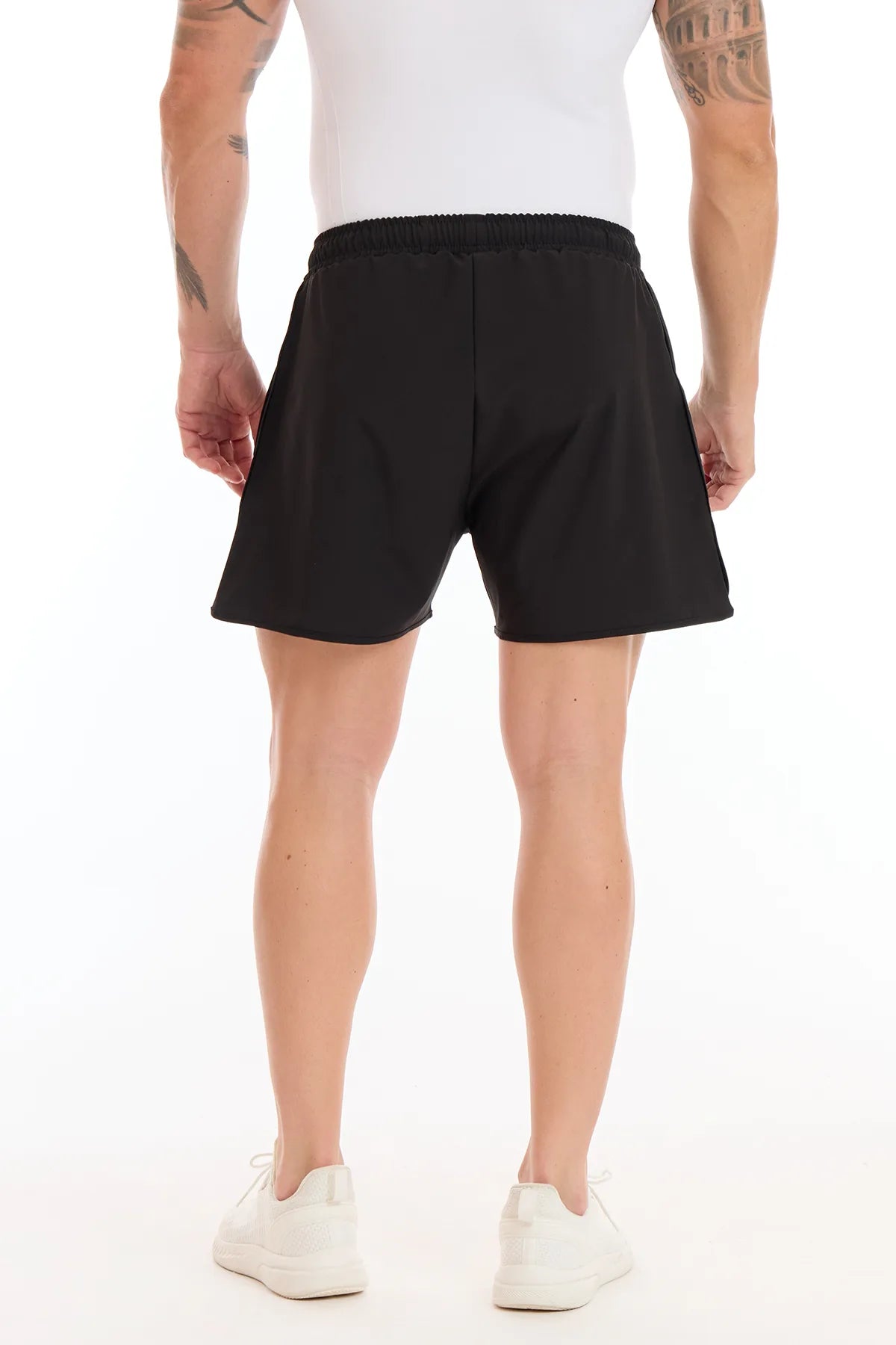 Shorts Running Power Uomo Nero - fgm04 - Linea Ikonic Uomo - fgm04