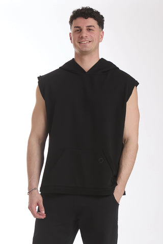 Smanicato Uomo Ikonic Con Cappuccio Nero - FGM04 - Linea Ikonic Uomo - fgm04