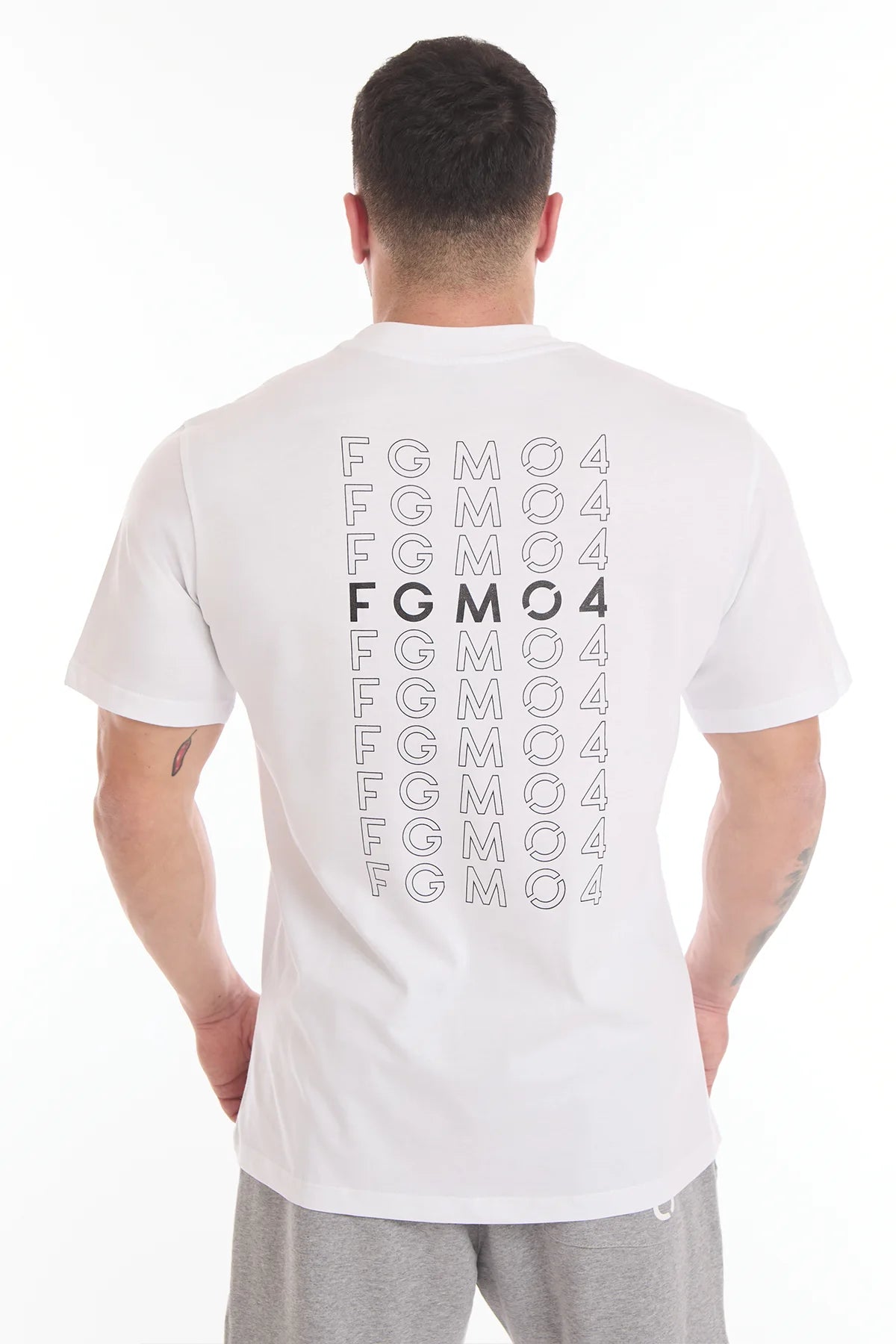 T-Shirt Statement Uomo Bianco - FGM04 - Linea Ikonic Uomo - fgm04