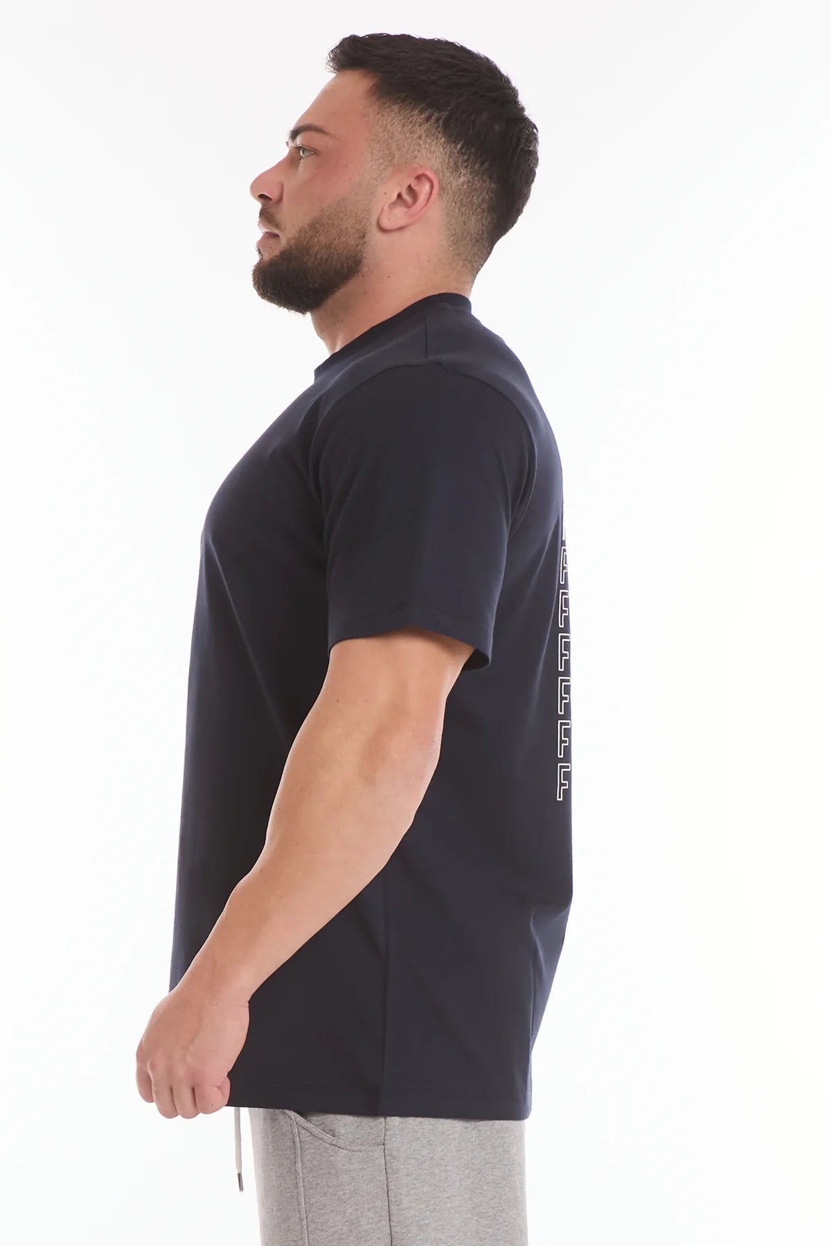 T-Shirt Statement Uomo Blu - FGM04 - Linea Ikonic Uomo - fgm04