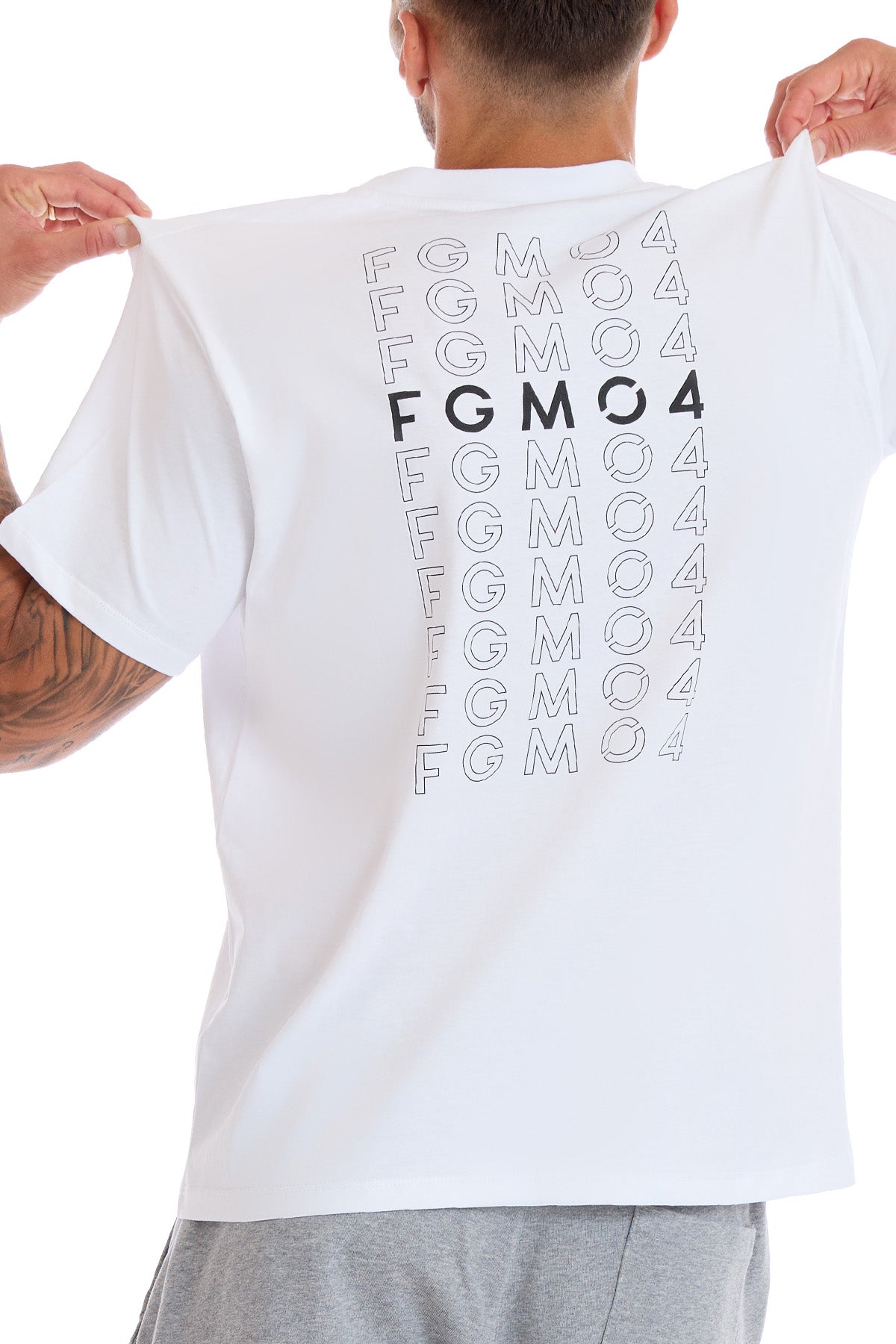 T-Shirt Statement Uomo Bianco - FGM04 - OFFERTE SPECIALI - fgm04
