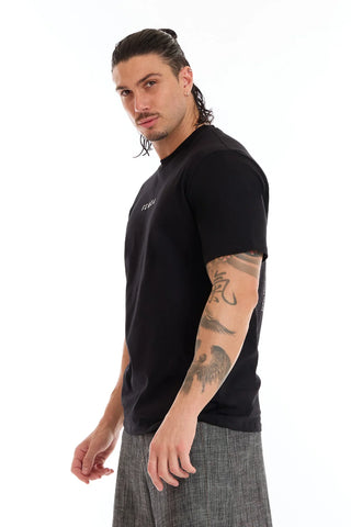 T-Shirt Statement Uomo Nero - FGM04 - Linea Ikonic Uomo - fgm04
