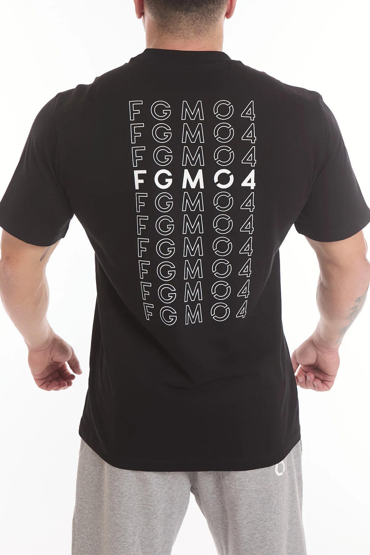 T-Shirt Statement Uomo Nero - FGM04 - Linea Ikonic Uomo - fgm04