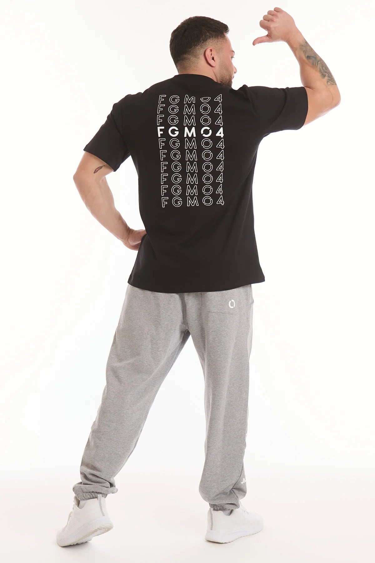 T-Shirt Statement Uomo Nero