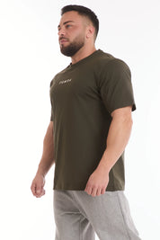 T-Shirt Stripe Fgm04 Uomo Verde Militare