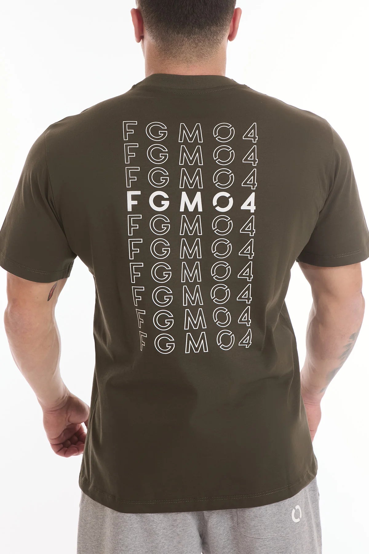 T-Shirt Statement Uomo Verde Militare